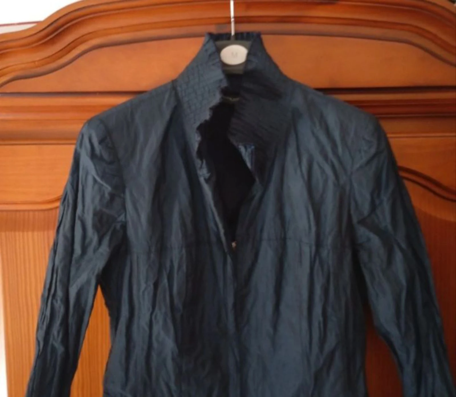 Impermeable azul  – photo 5